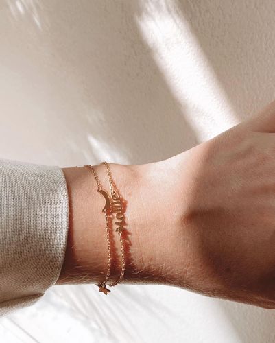 Customer photo review of Personalized Luxe Name Bracelet