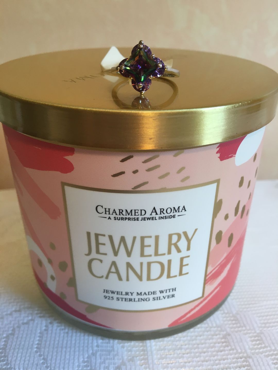 Customer photo review of Surprise Candle - 925 Sterling Silver Jewelry Collection