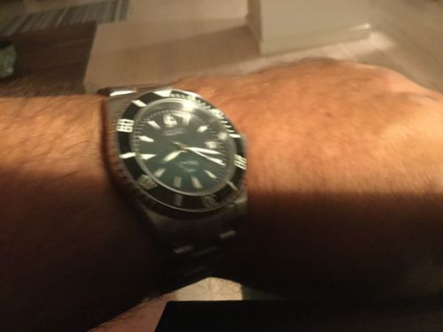 Customer photo review of Aquacy 1769 Hei Matau Men's Automatic 300M Black Diver MOP Watch 1769.BMP.B.S
