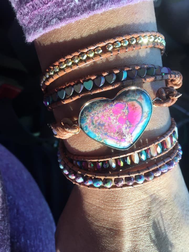 Customer photo review of Intense Love Protection Wrap Bracelet