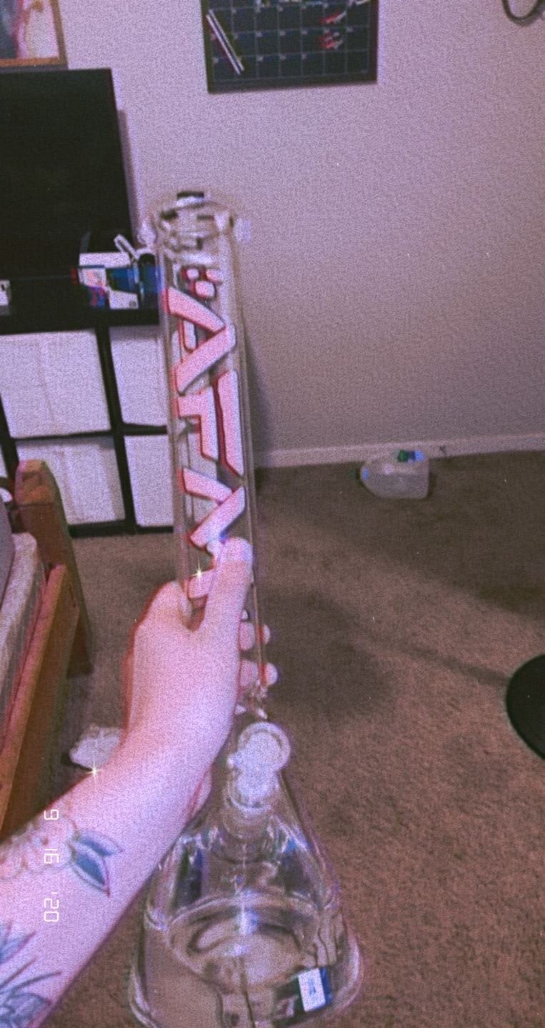 Customer photo review of The Beaker 5mm 18" - Clear