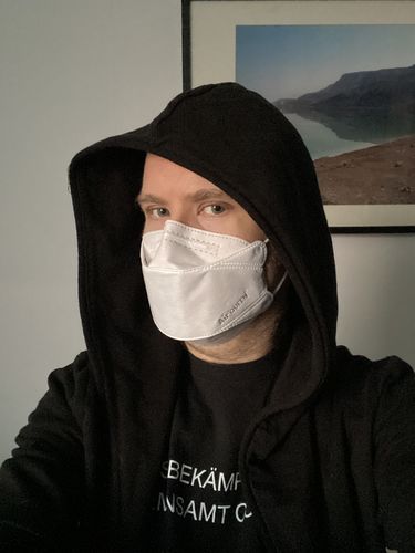 Customer photo review of AirQUEEN Nanomask