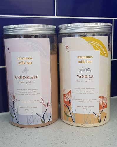 Customer photo review of Chocolate Premium Whey Protein