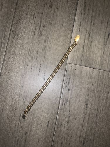 Customer photo review of Cuban Bracelet (Gold) 8mm