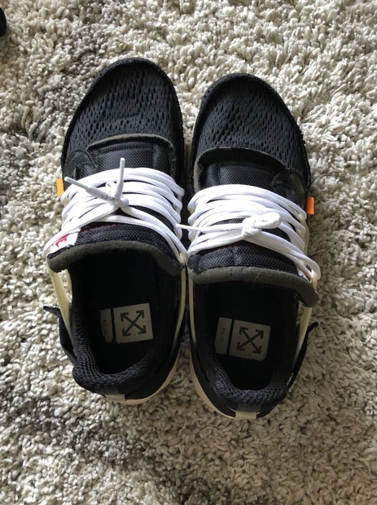 Customer photo review of Nike Air Presto Off-White "THE TEN" Black