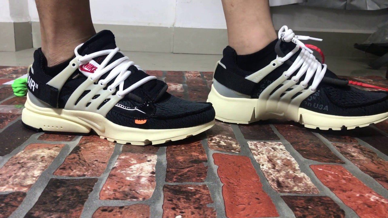 Customer photo review of Nike Air Presto Off-White "THE TEN" Black