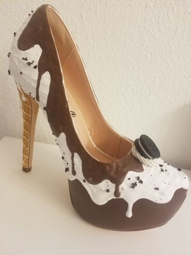Customer photo review of Cookies and Cream Ice Cream Heels