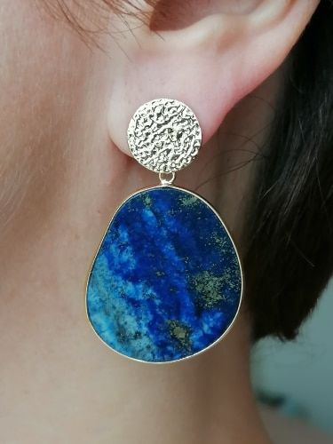 Customer photo review of Ohrringe aus Naturstein