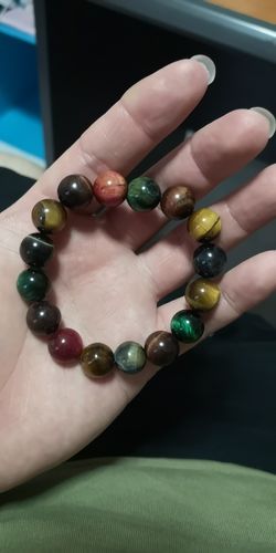 Customer photo review of Gefärbtes Tigerauge-Armband