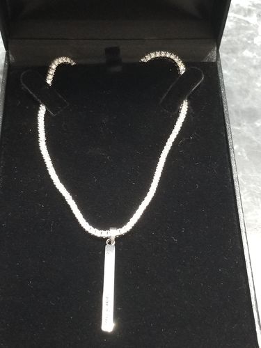 2mm Skinny Lab Made 925 Sterling Silver Iced Out Tennis Chain