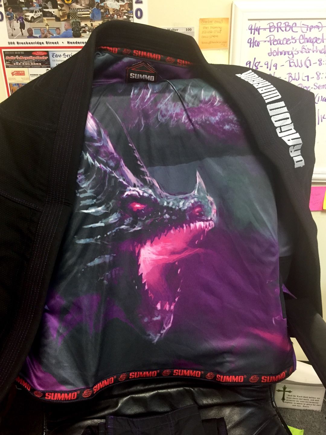 Customer photo review of Dragon Warrior Sublimation Brazilian Jiu Jitsu Gi ( BJJ GI )