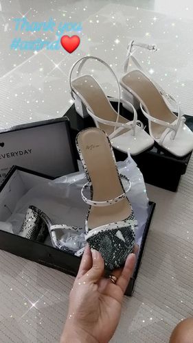 Customer photo review of Lovi White Snakeskin