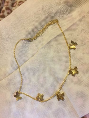 Customer photo review of Collier Butterfly