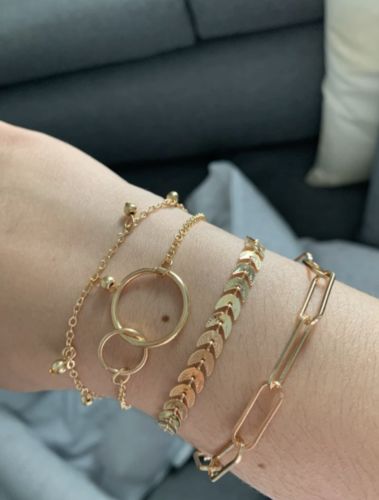 Customer photo review of Bracelet Gold set
