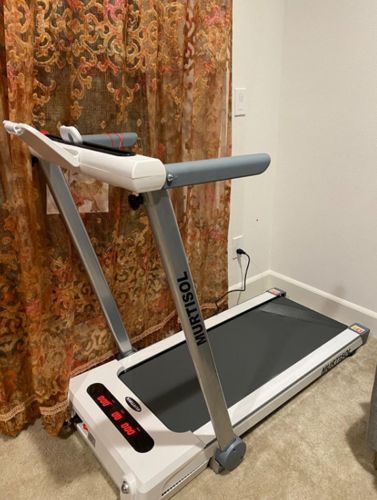 Customer photo review of Murtisol Folding Treadmill Walking Running Training Machine