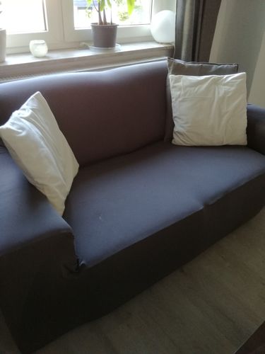 Customer photo review of Grau - Sofabezüge für klassische und Ecksofas - Das Haus der Überzüge