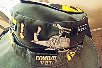 Customer photo review of Huey Helicopter Pin
