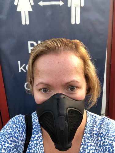Customer photo review of Stealth Lite FFP3 Everyday Facemask
