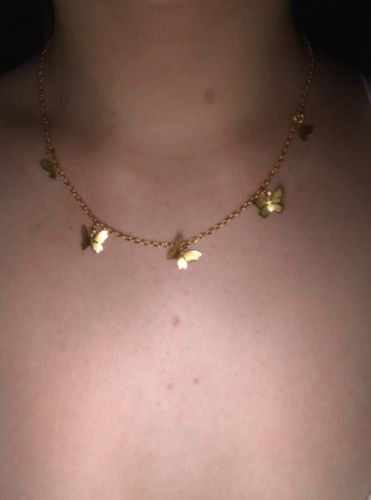 Customer photo review of Collier Butterfly