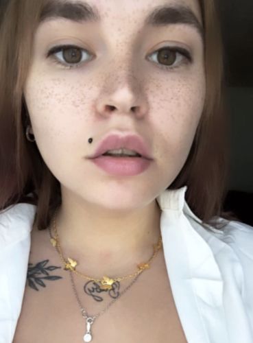 Customer photo review of Collier Butterfly