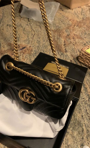 Customer photo review of GUCCI - MINI SAC GG MARMONT MATELASSE