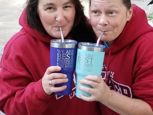 Customer photo review of 10" Stainless Steel Straw Set (4 Straws)