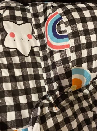 Customer photo review of Rainbow Print Bedding Set