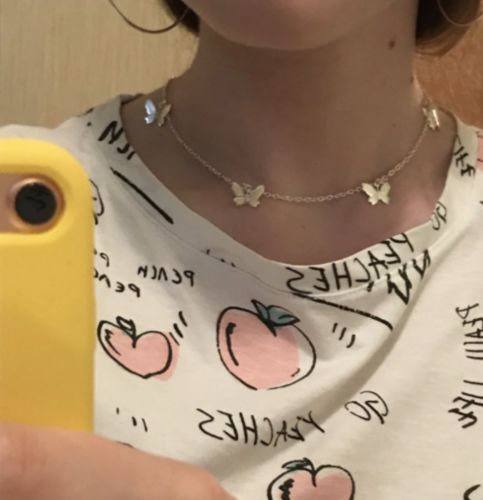 Customer photo review of Collier Butterfly