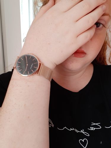 Customer photo review of World Edition Rosé Gold Black