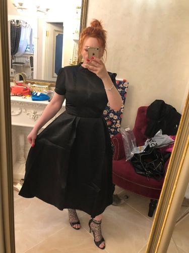 Customer photo review of Retro Elegant Formal Evening Party Dress