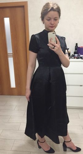 Customer photo review of Retro Elegant Formal Evening Party Dress