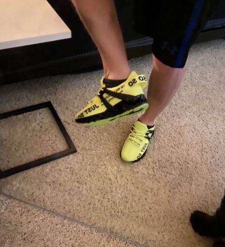 Customer photo review of Non-slip breathable sports shoes, Running Shoes Walking Non Slip Blade Type Sneakers [Limited time offer: Buy 2 Save More 15%]