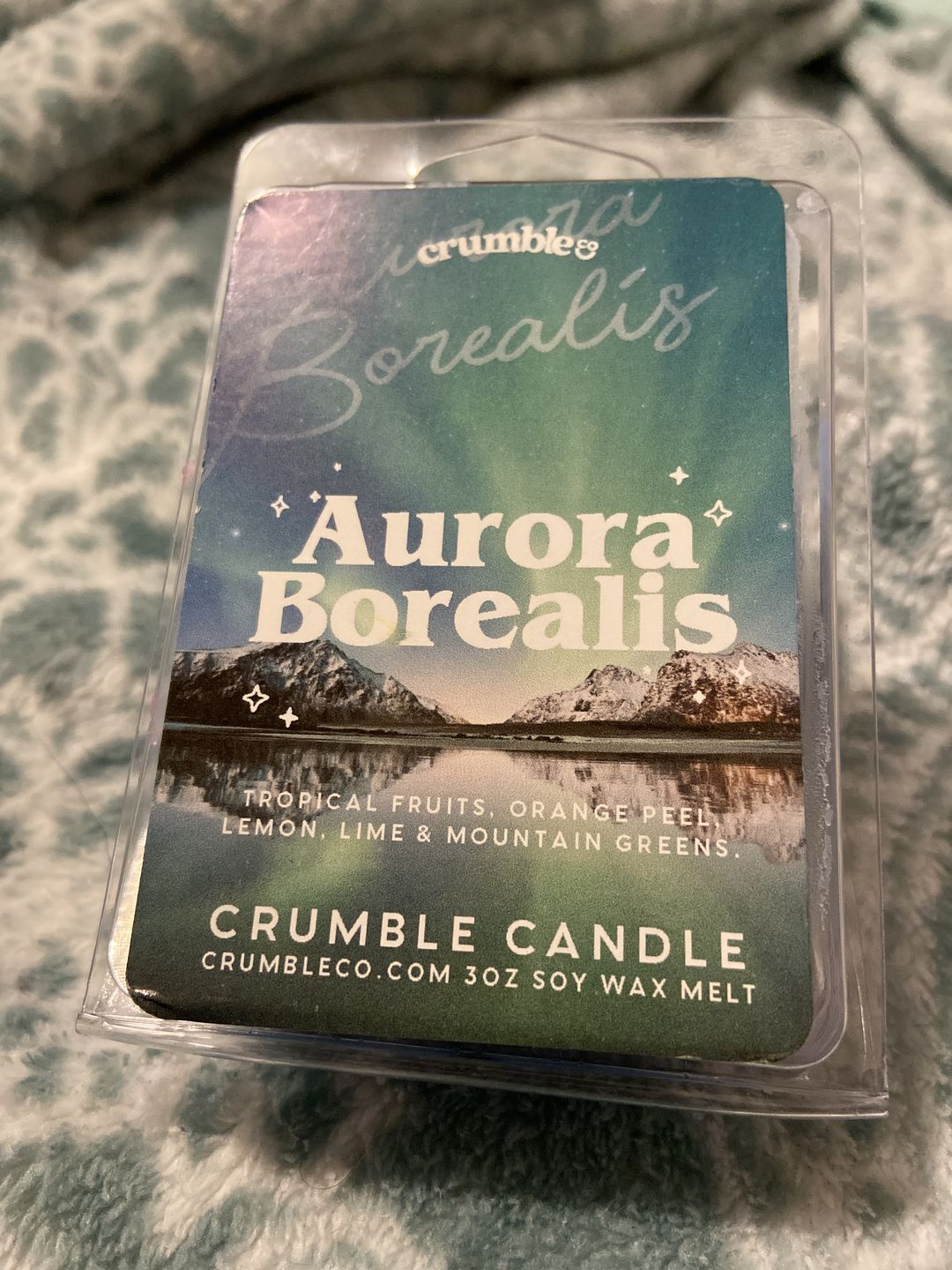 Customer photo review of Aurora Borealis Wax Melts