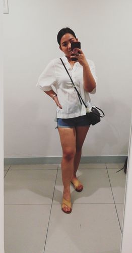 Customer photo review of Audrey Beige