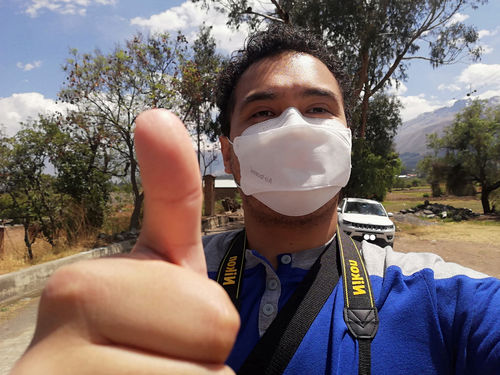 Customer photo review of AirQUEEN Nanomask