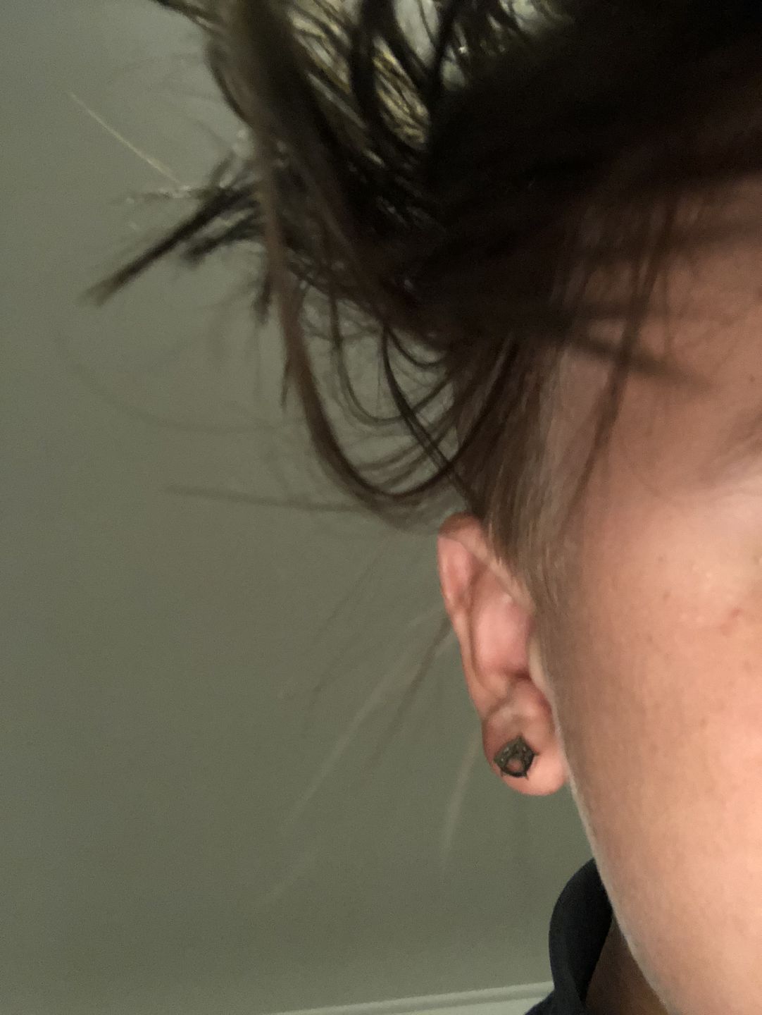 Customer photo review of ANARCHY EARRINGS (STUD)