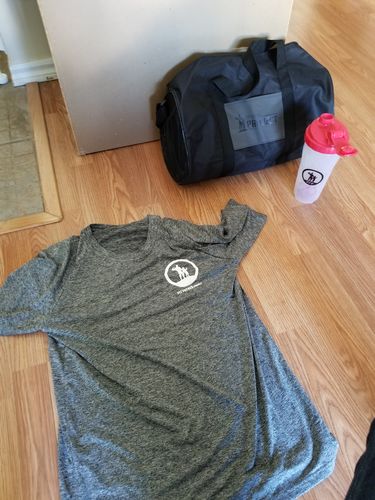 Customer photo review of FIT FATHER SHAKER BOTTLE + FREE VORTEX MIXER