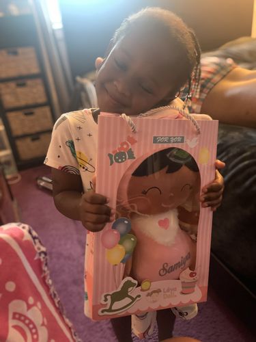 Customer photo review of Personalized Bunny Leyadoll with Gift Bag - 2 Skin Tones