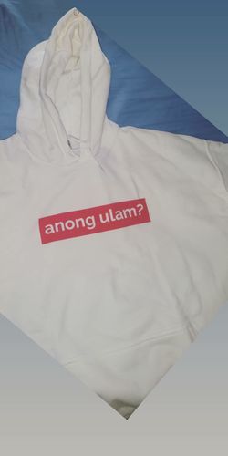 Customer photo review of Filipino Hoodie Anong Ulam? Pinoy Funny Print