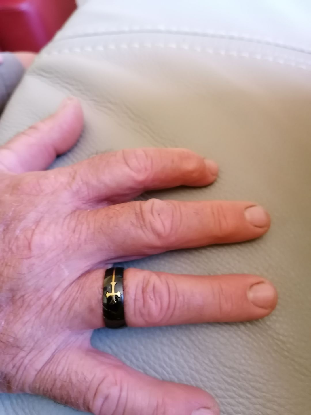 Customer photo review of Bague de la Guerre Sainte