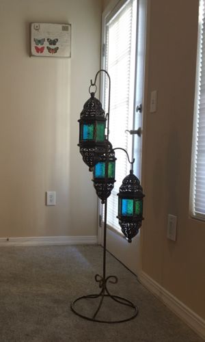 moroccan hanging floor lanterns