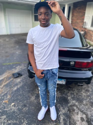 Customer photo review of Destroyed Skinny Fit Denim Stone Wash (M4764D)