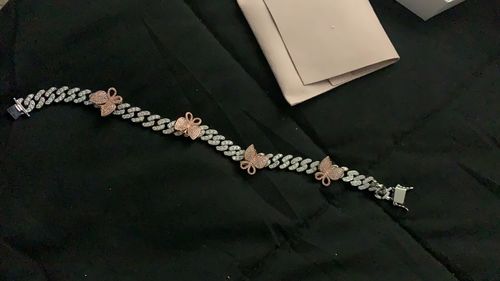 Customer photo review of Butterfly dreams anklet