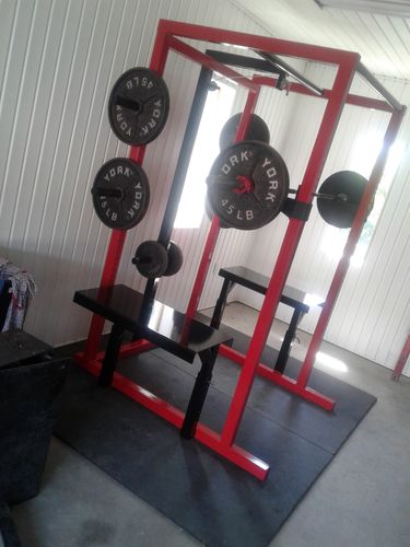 Customer photo review of 100lb     cast iron plates - single