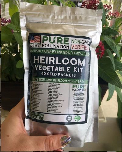 Customer photo review of 16,500 Heirloom Vegetable Seeds 40 Variety Kit with FREE SHIPPING