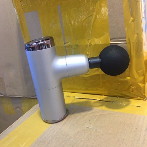 Customer photo review of Mini Size Electric Massage Gun With Bright Colour Options