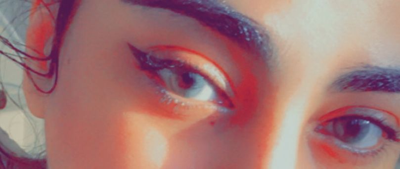 Customer photo review of Hidrocor MEL Prescription Colored Contact Lenses