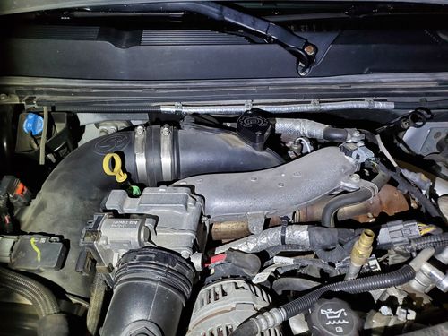 Customer photo review of 2011-2016 Duramax Resonator Delete (75320)