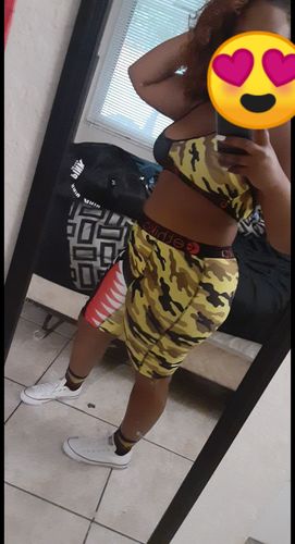 Customer photo review of Sexy Printed Stitching Shorts Set