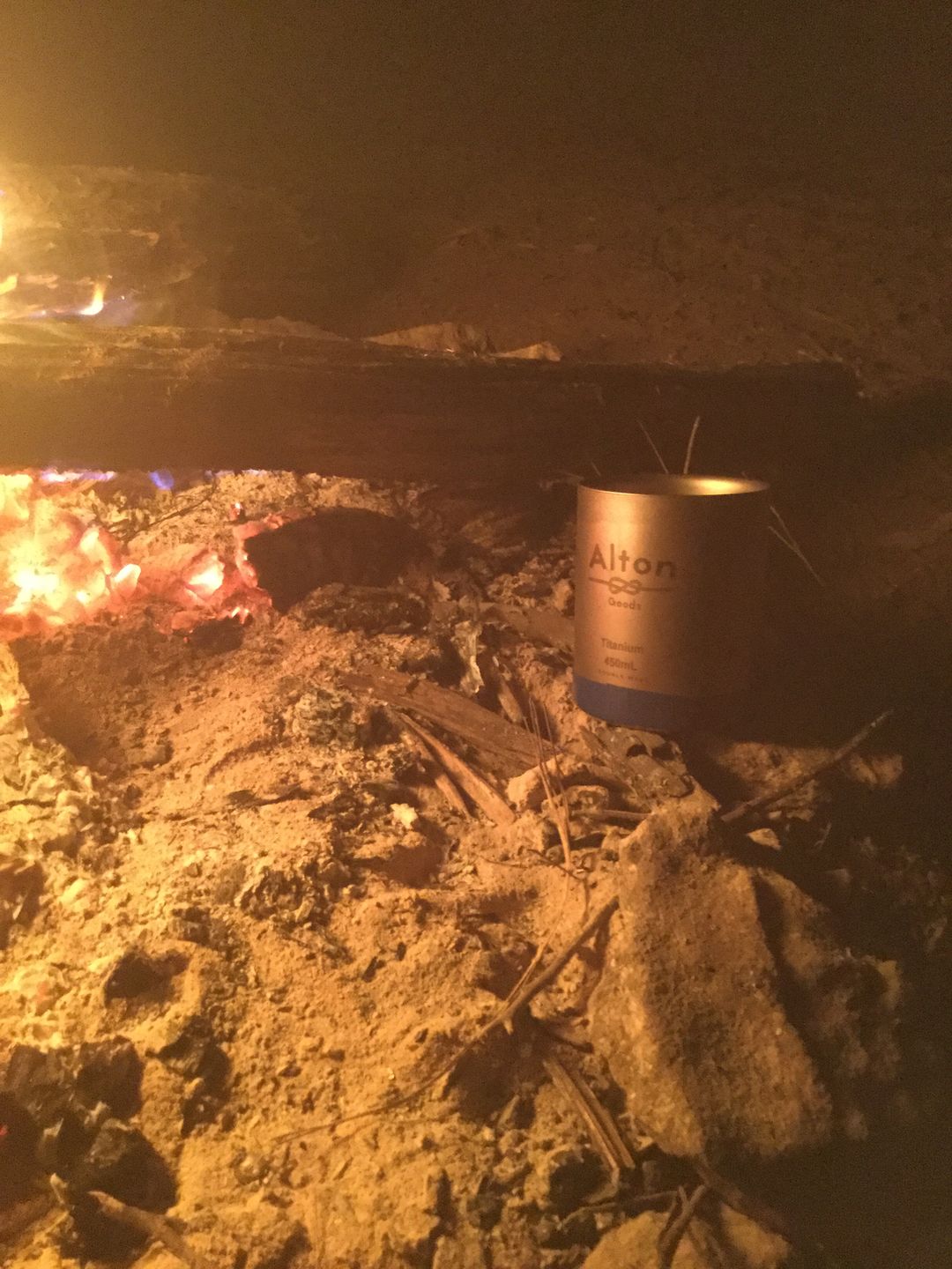 Customer photo review of Titanium Double-Wall Mug 450mL